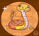 Inktober - Snake ©Aaliyah @Craftie Nymphs