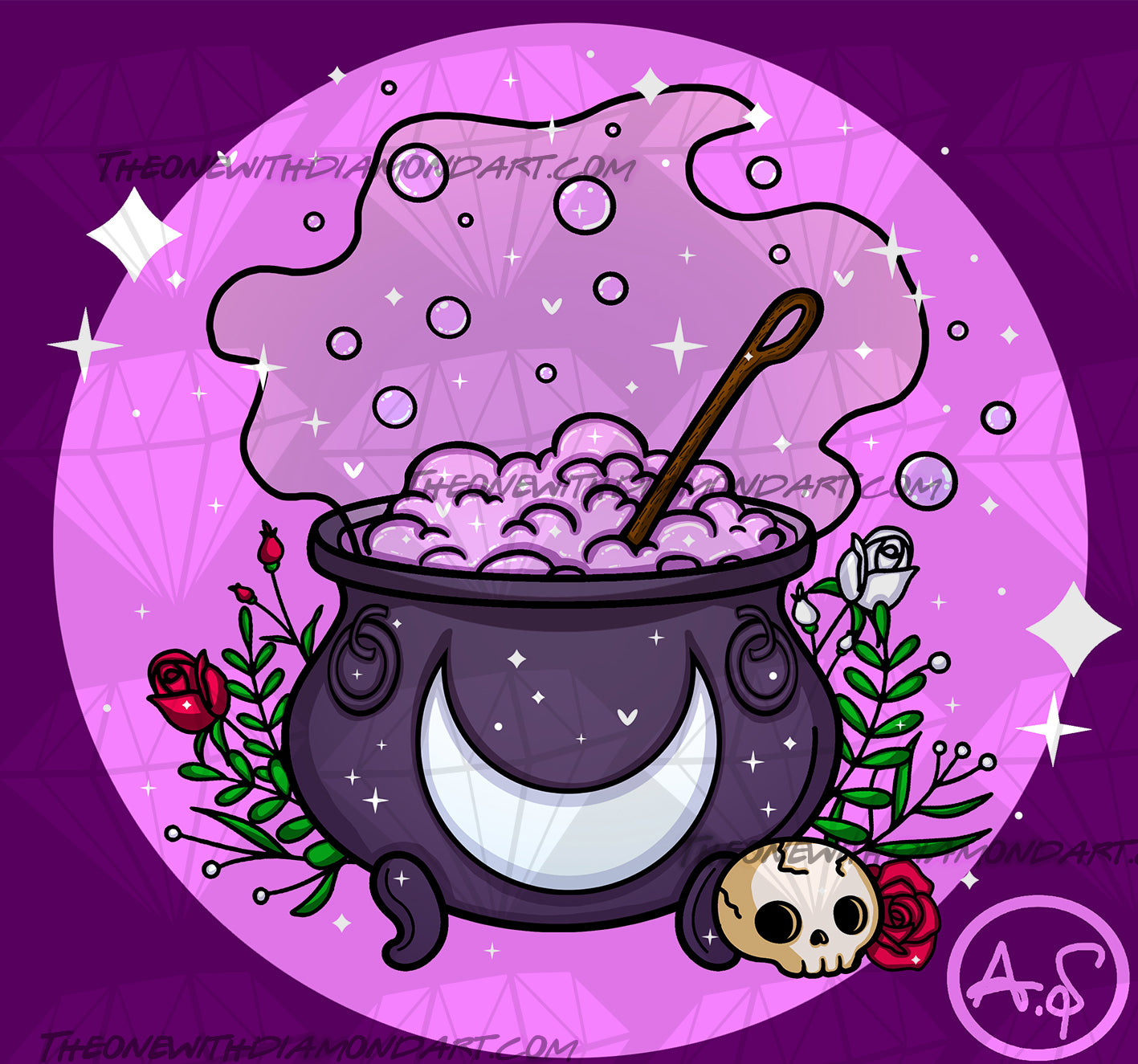 Inktober - Cauldron ©Aaliyah @Craftie Nymphs