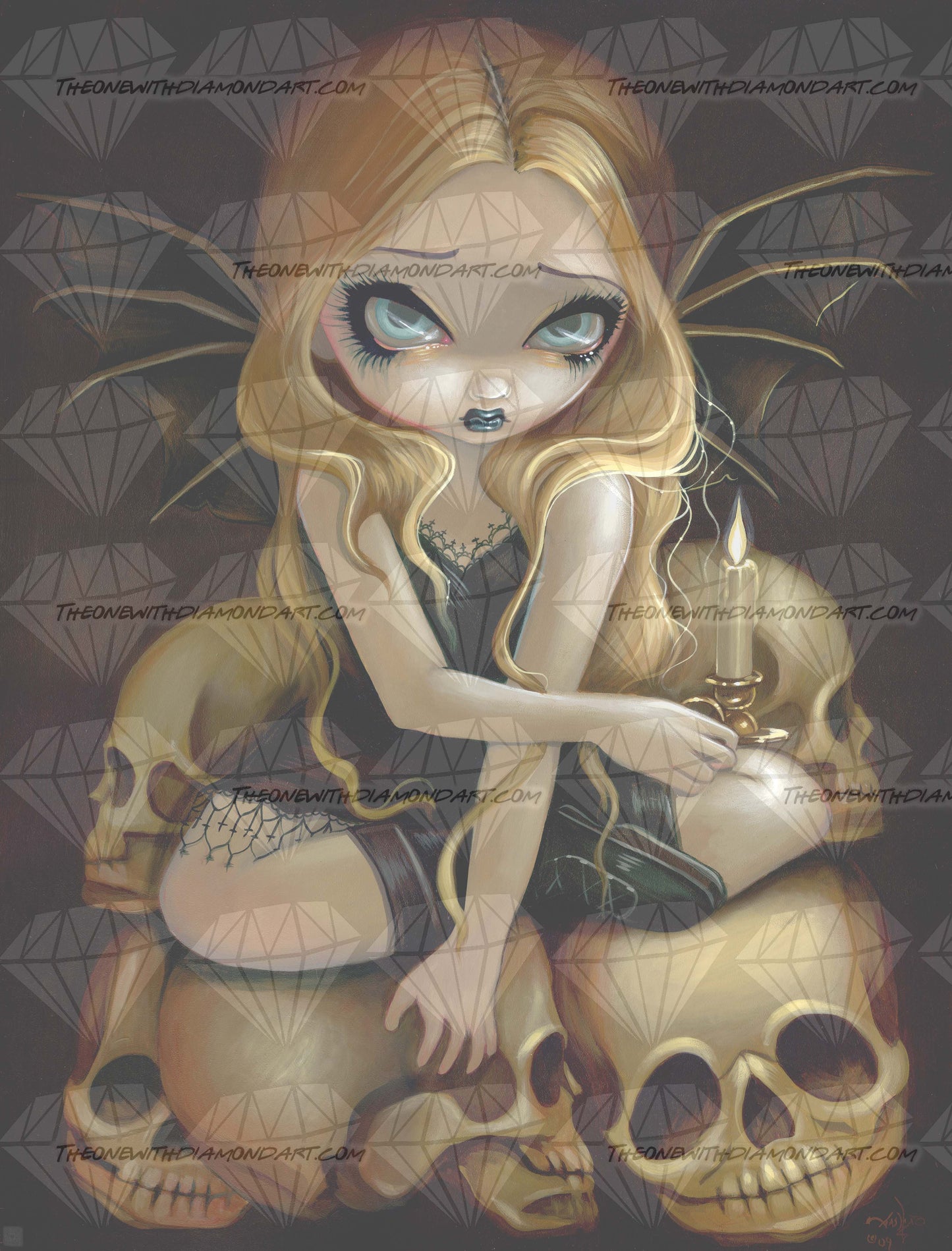 A Candle In The Dark ©Jasmine Becket-Griffith