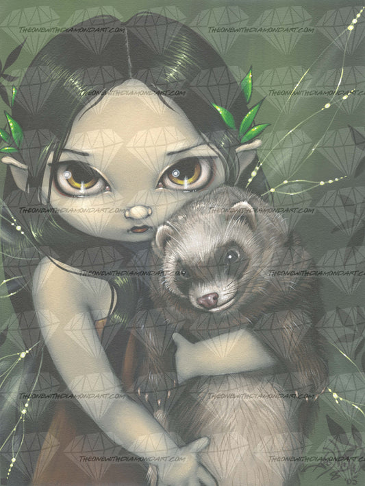 A Ferret And His Fairy ©Jasmine Becket-Griffith