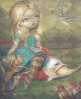 Alice And The Bosch Birds ©Jasmine Becket-Griffith
