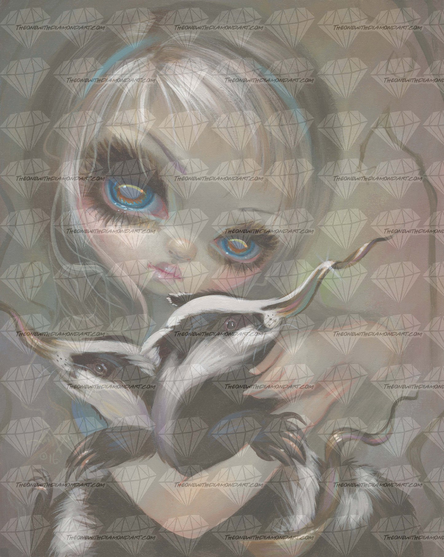 Alice And The Slithy Toves ©Jasmine Becket-Griffith
