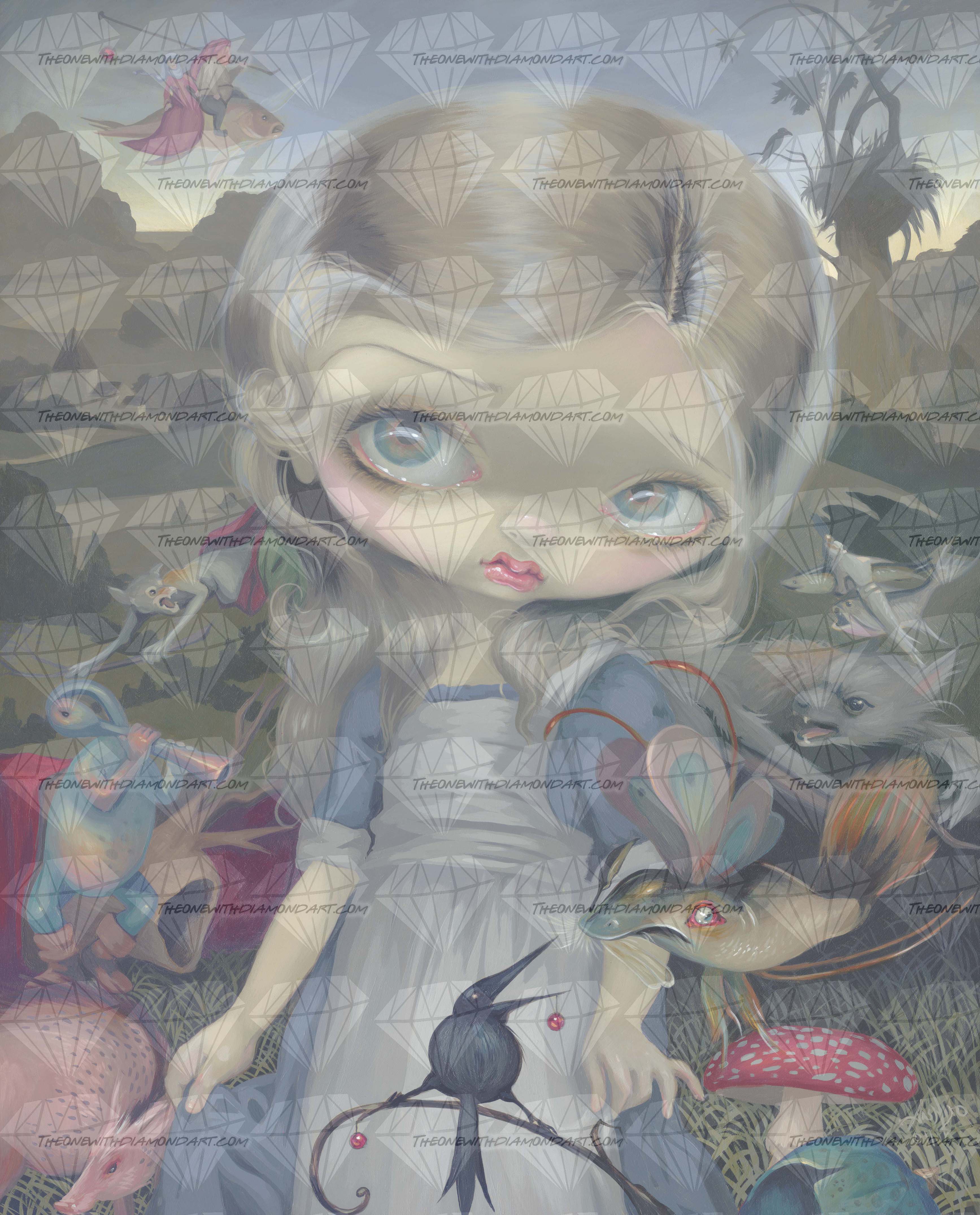 Alice In A Bosch Wonderland Jasmine Becket Griffith