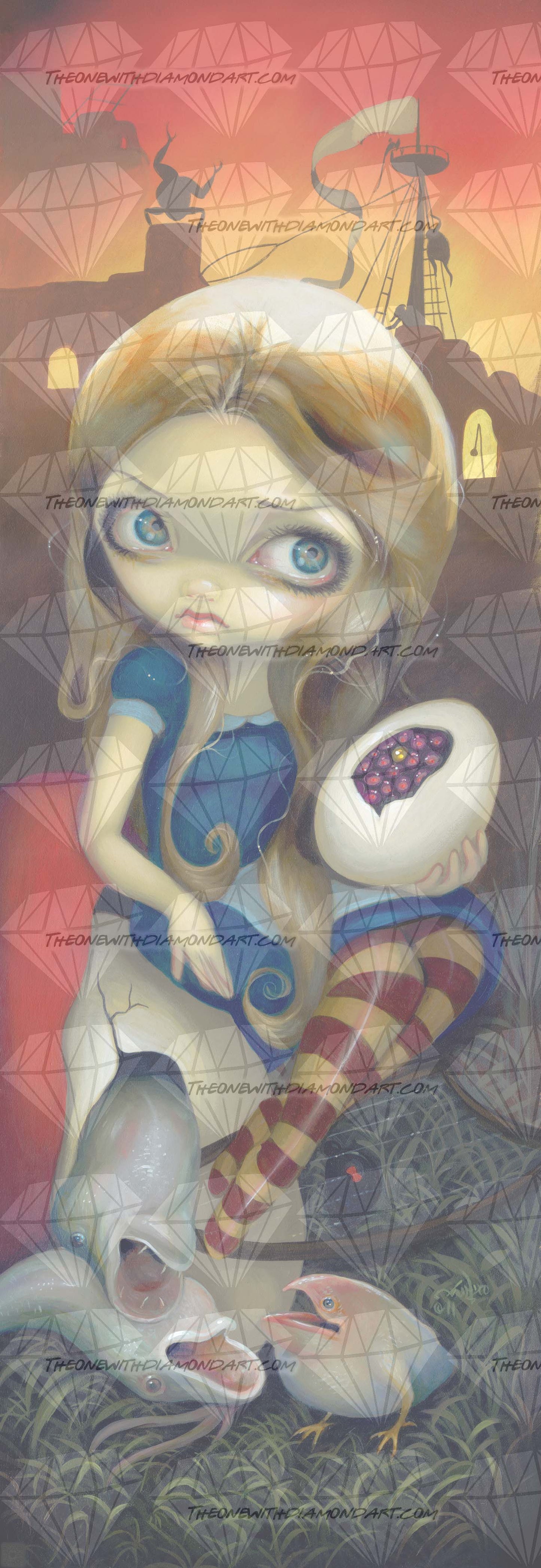 Alice In A Brueghel Vision ©Jasmine Becket-Griffith
