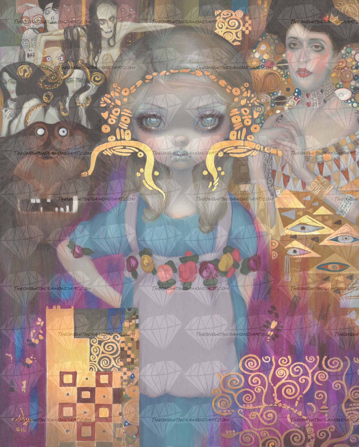 Alice In A Klimt Dream ©Jasmine Becket-Griffith
