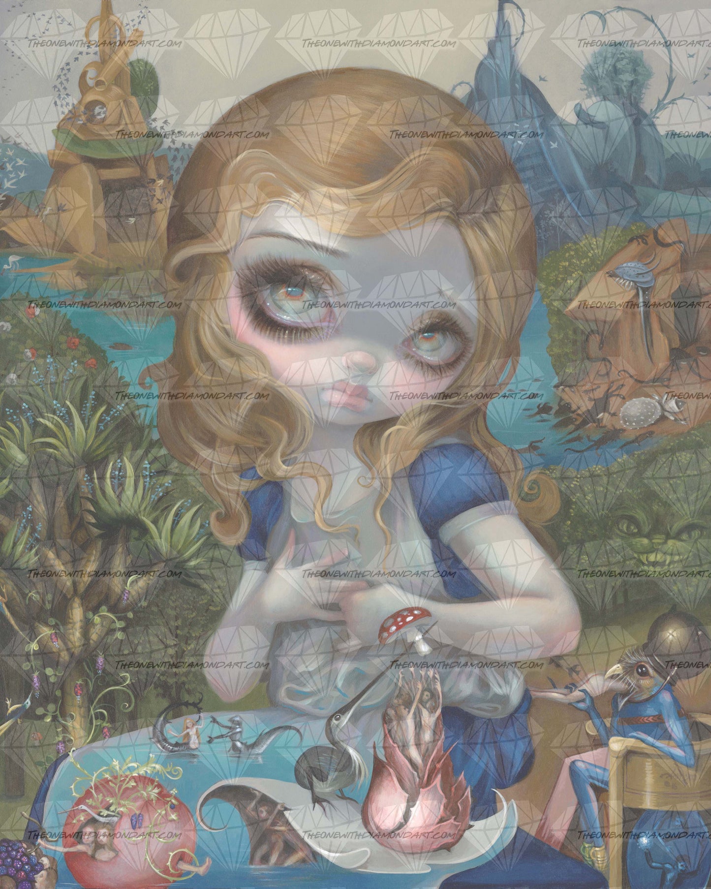 Alice In The Garden Of Earthly Delights ©Jasmine Becket-Griffith