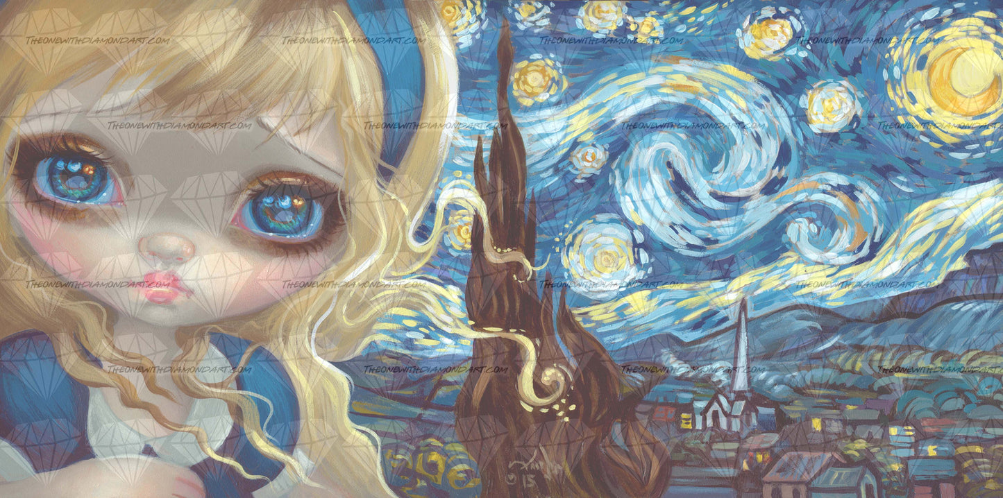 Alice In The Starry Night ©Jasmine Becket-Griffith