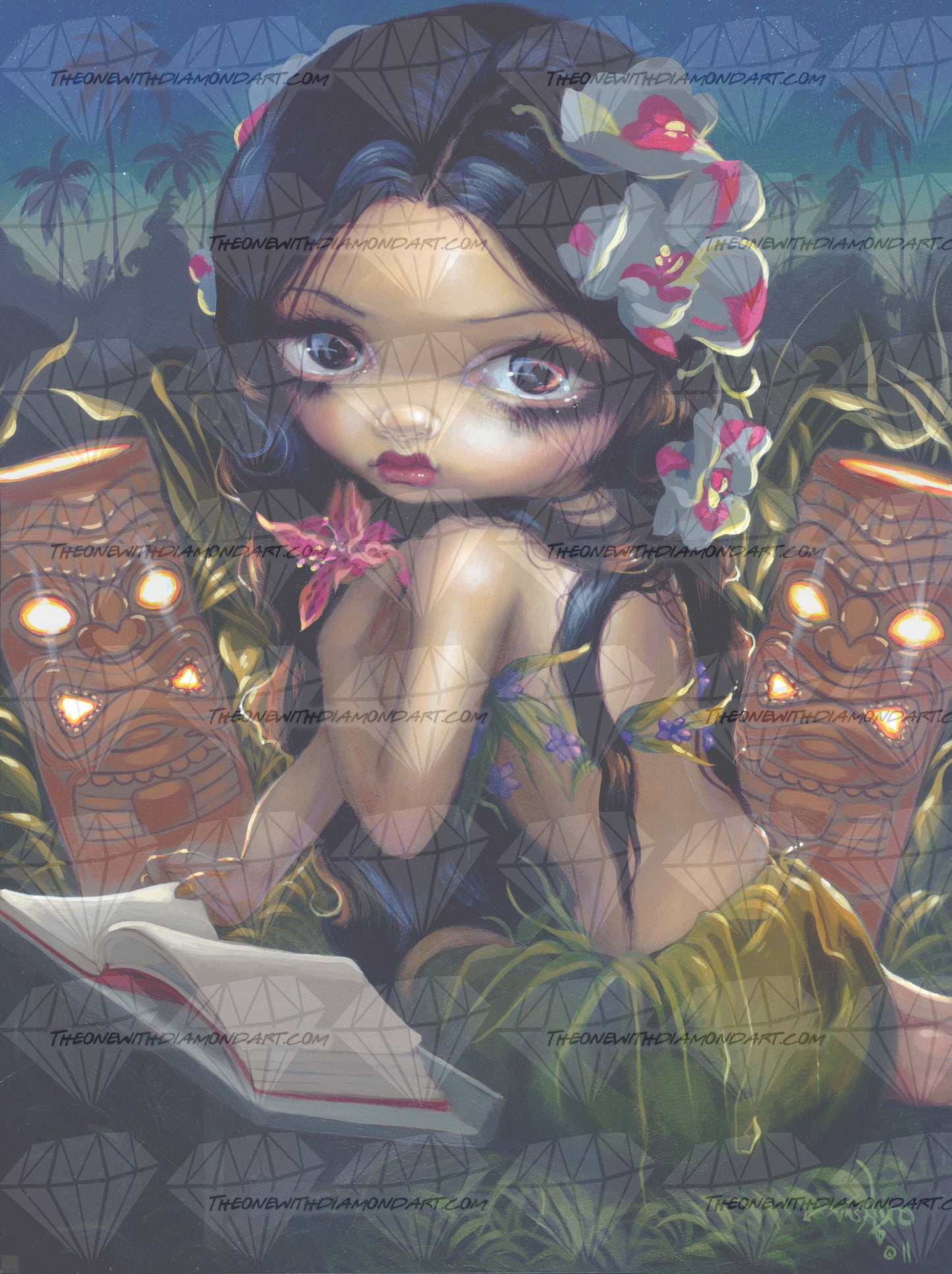 Amara And The Book ©Jasmine Becket-Griffith