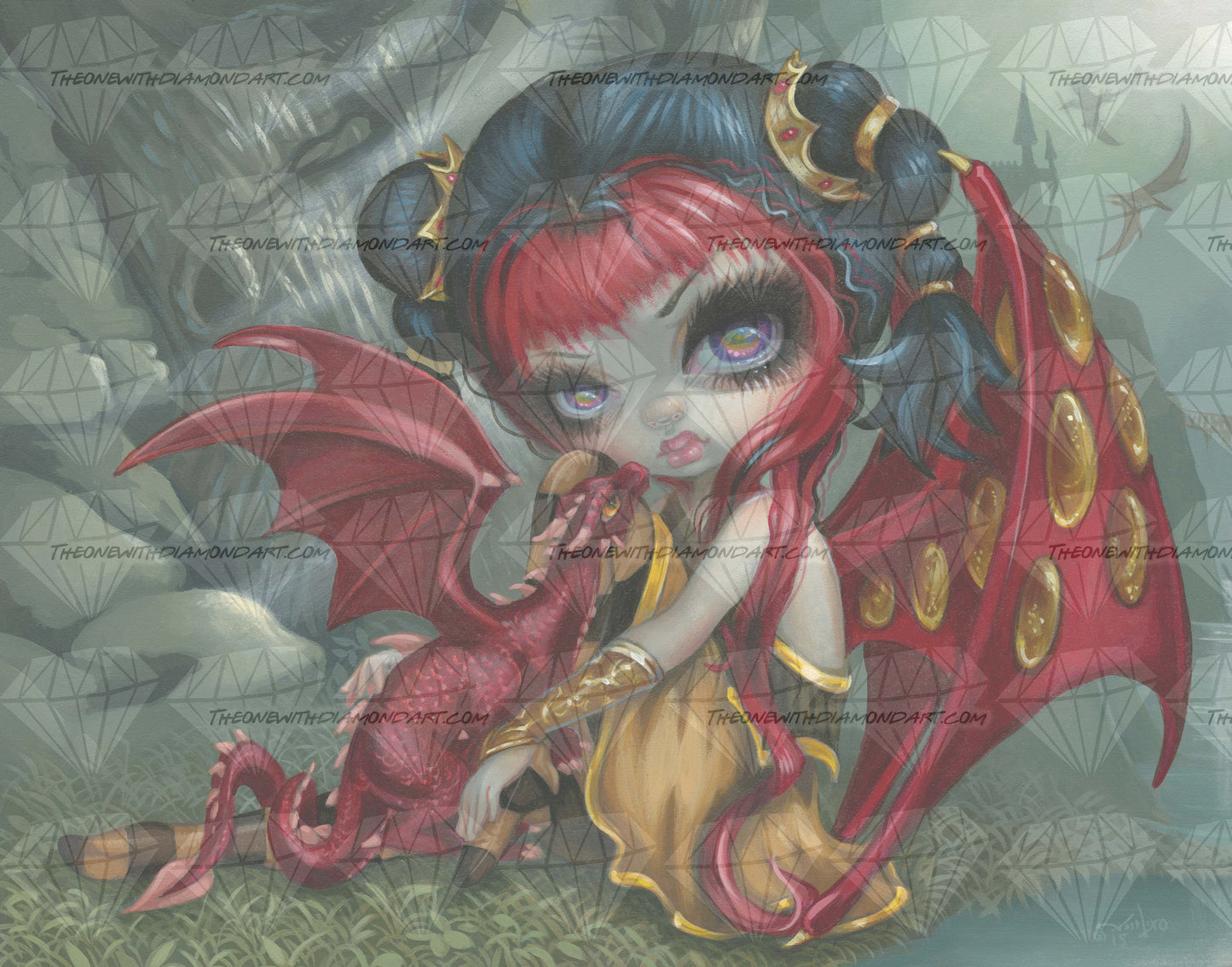 Amber Dragonling ©Jasmine Becket-Griffith