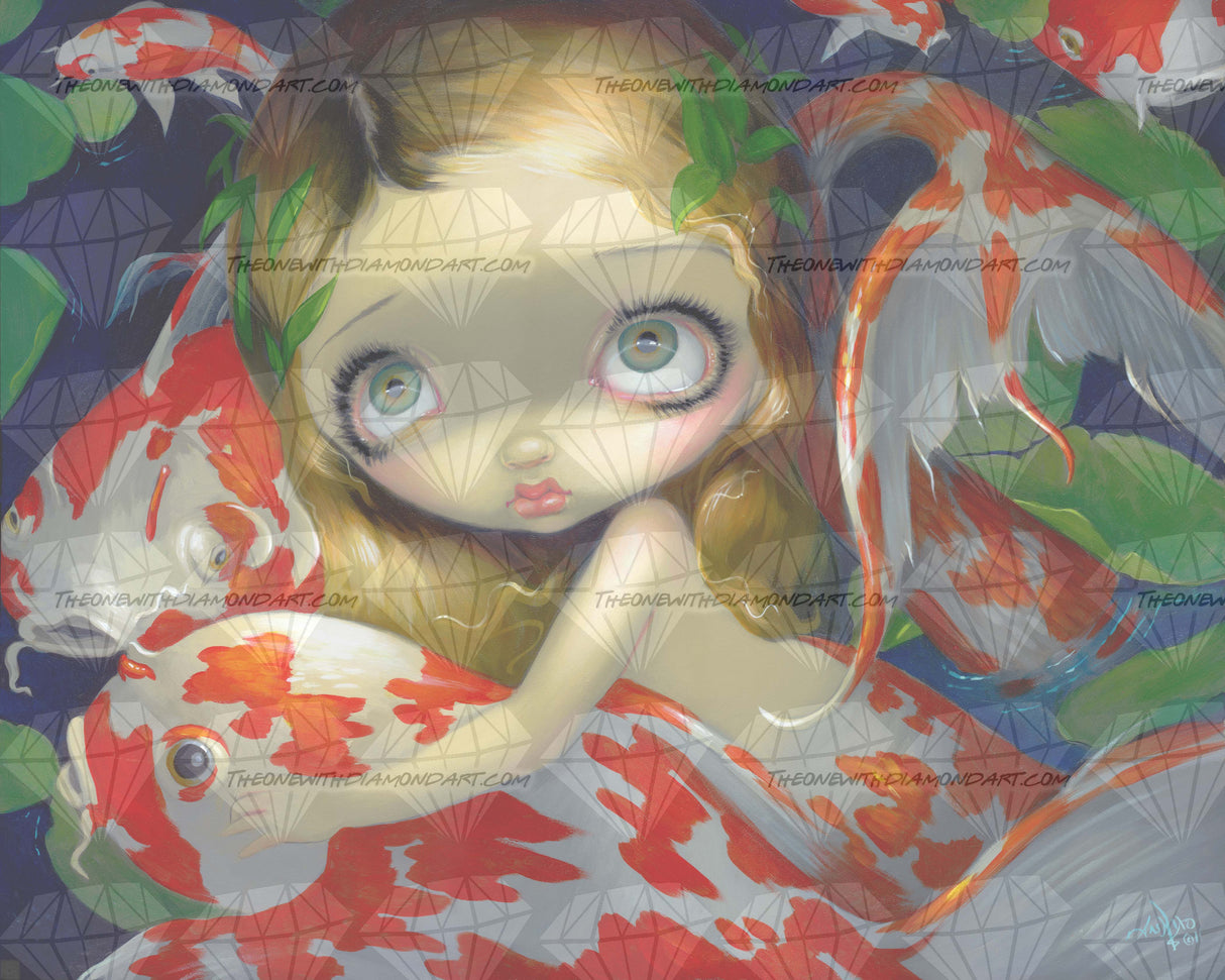 Amongst The Koi ©Jasmine Becket-Griffith