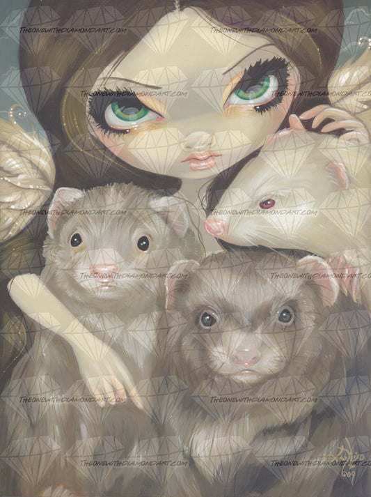 Angel With Ferrets ©Jasmine Becket-Griffith