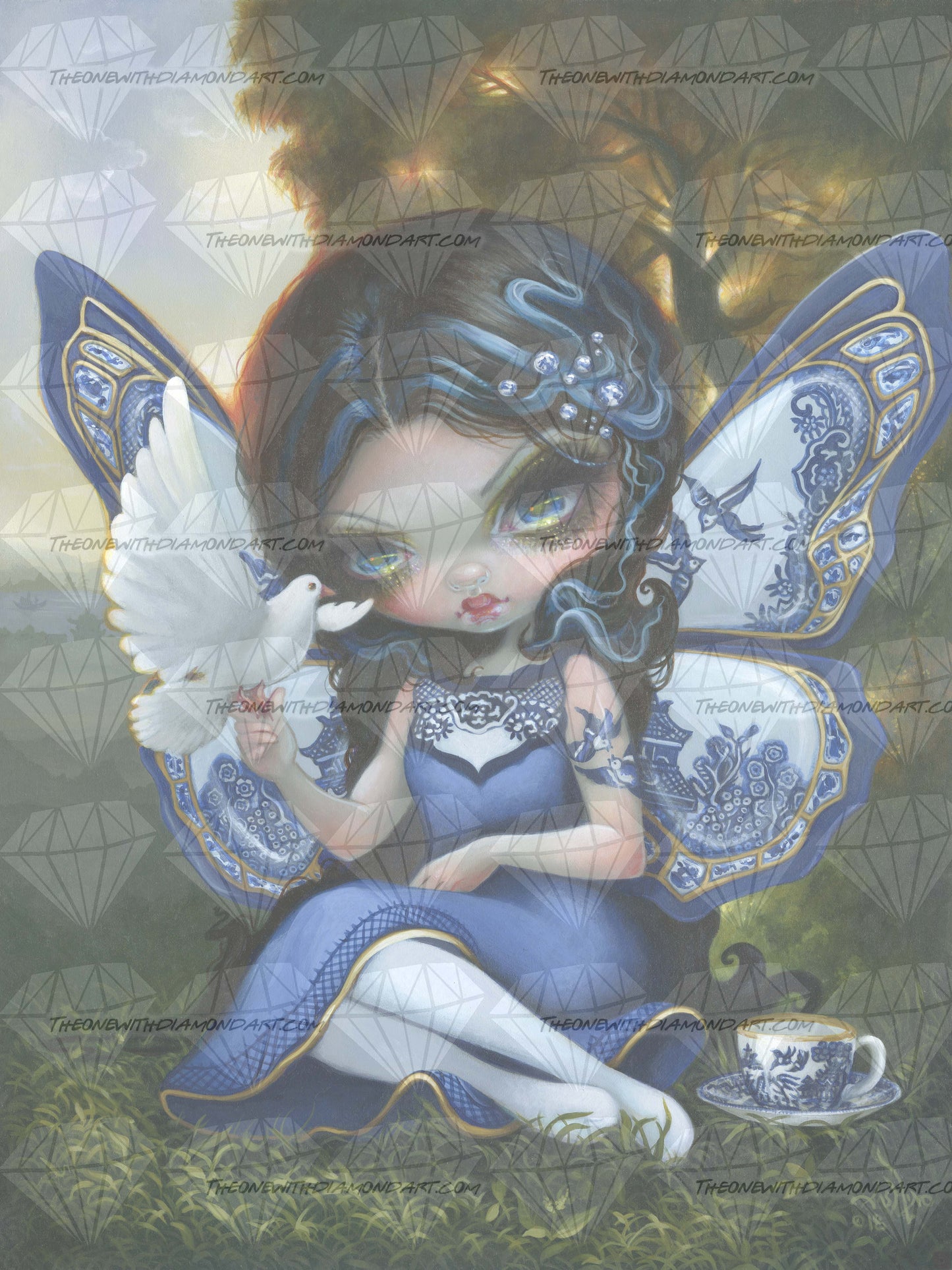 Blue Willow Fairy ©Jasmine Becket-Griffith