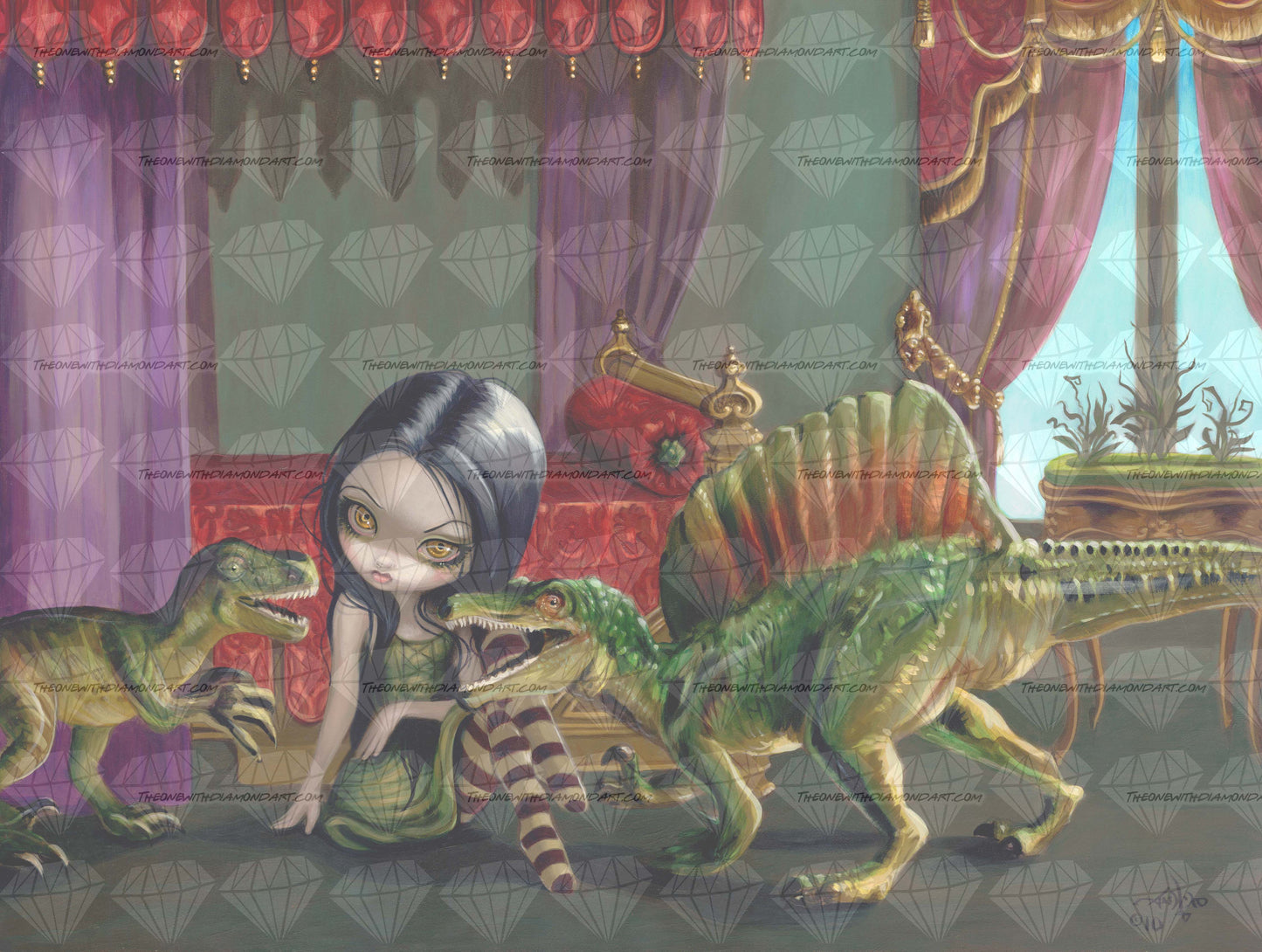 Dinosaur Friends 2 ©Jasmine Becket-Griffith