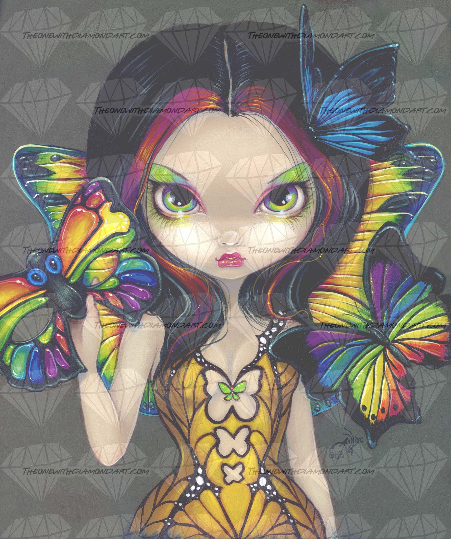 Fairy With A Butterfly Mask ©Jasmine Becket-Griffith