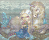 Fiona And The Unicorn ©Jasmine Becket-Griffith