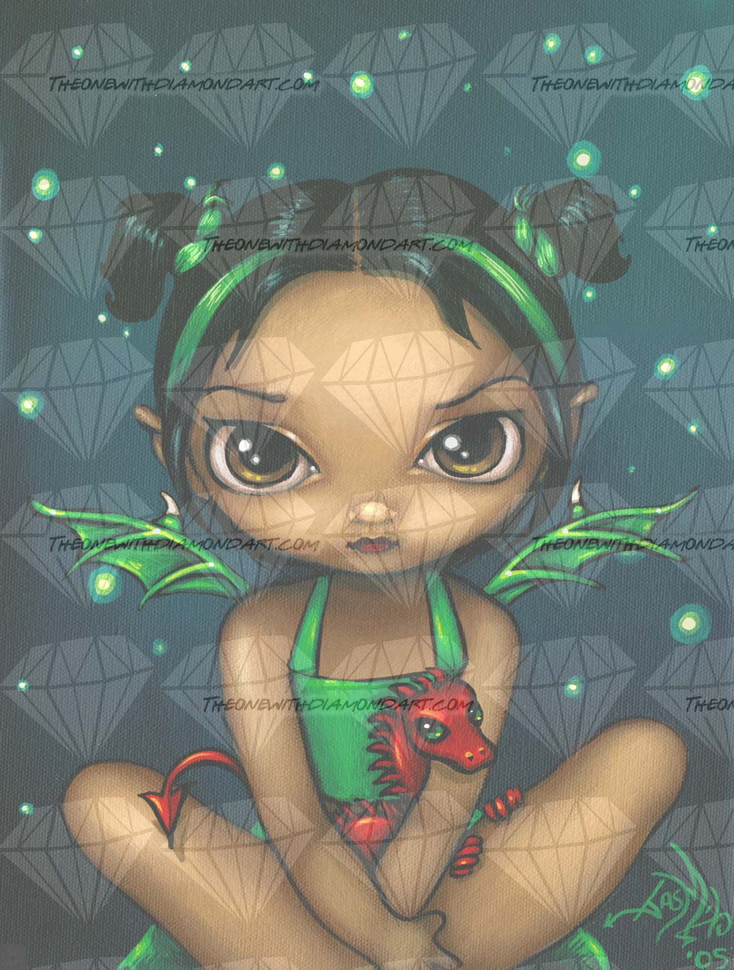 Green Dragonling ©Jasmine Becket-Griffith