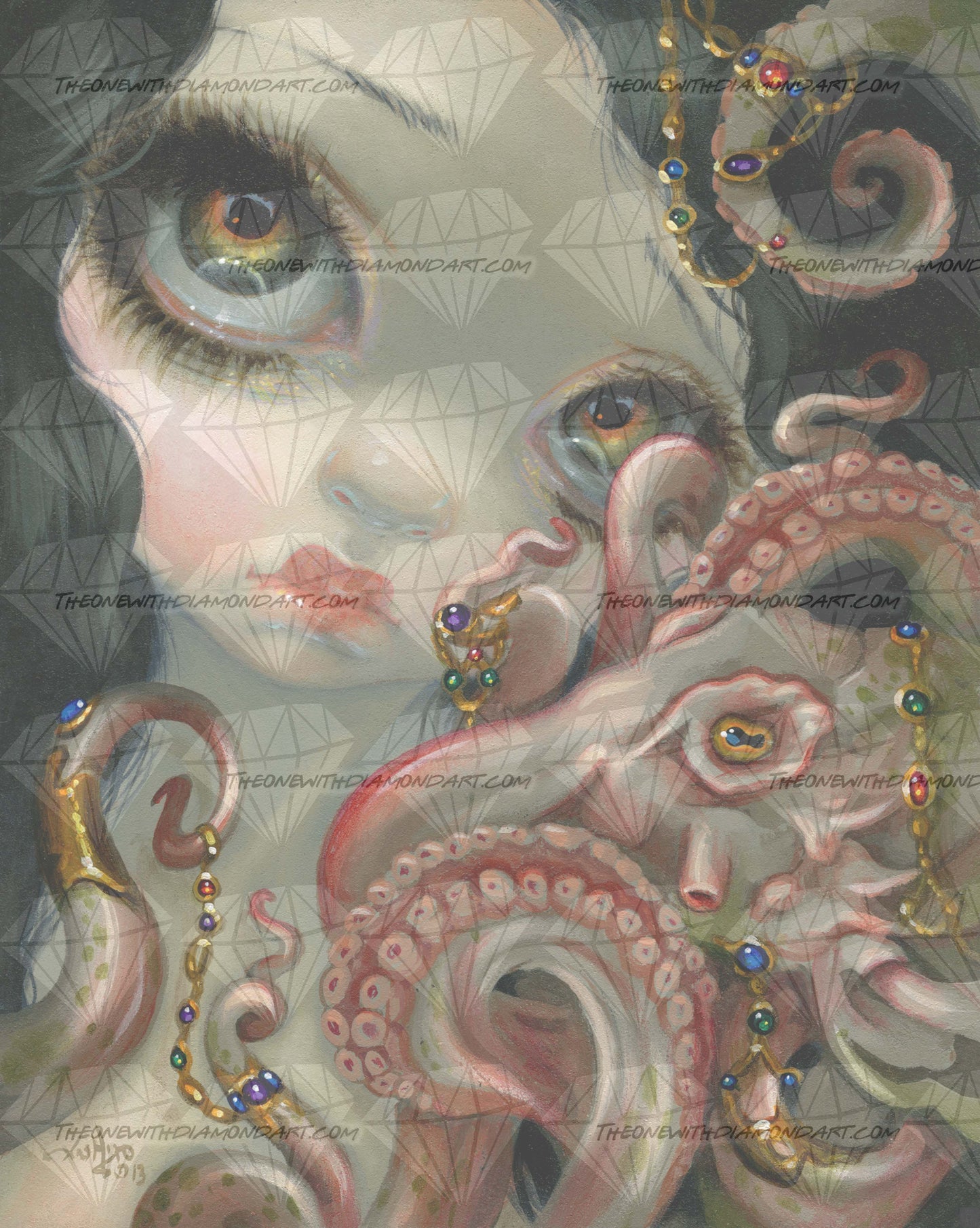Jeweled Octopus ©Jasmine Becket-Griffith
