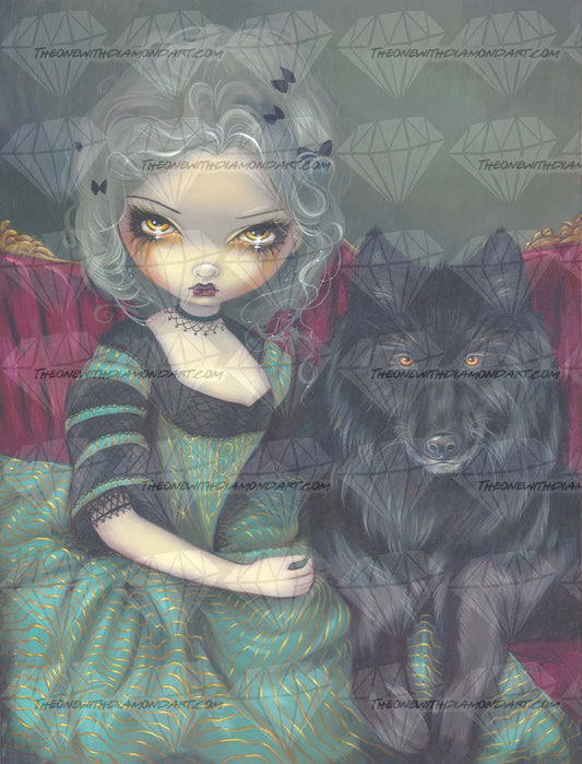 Loup Garou Noir ©Jasmine Becket-Griffith