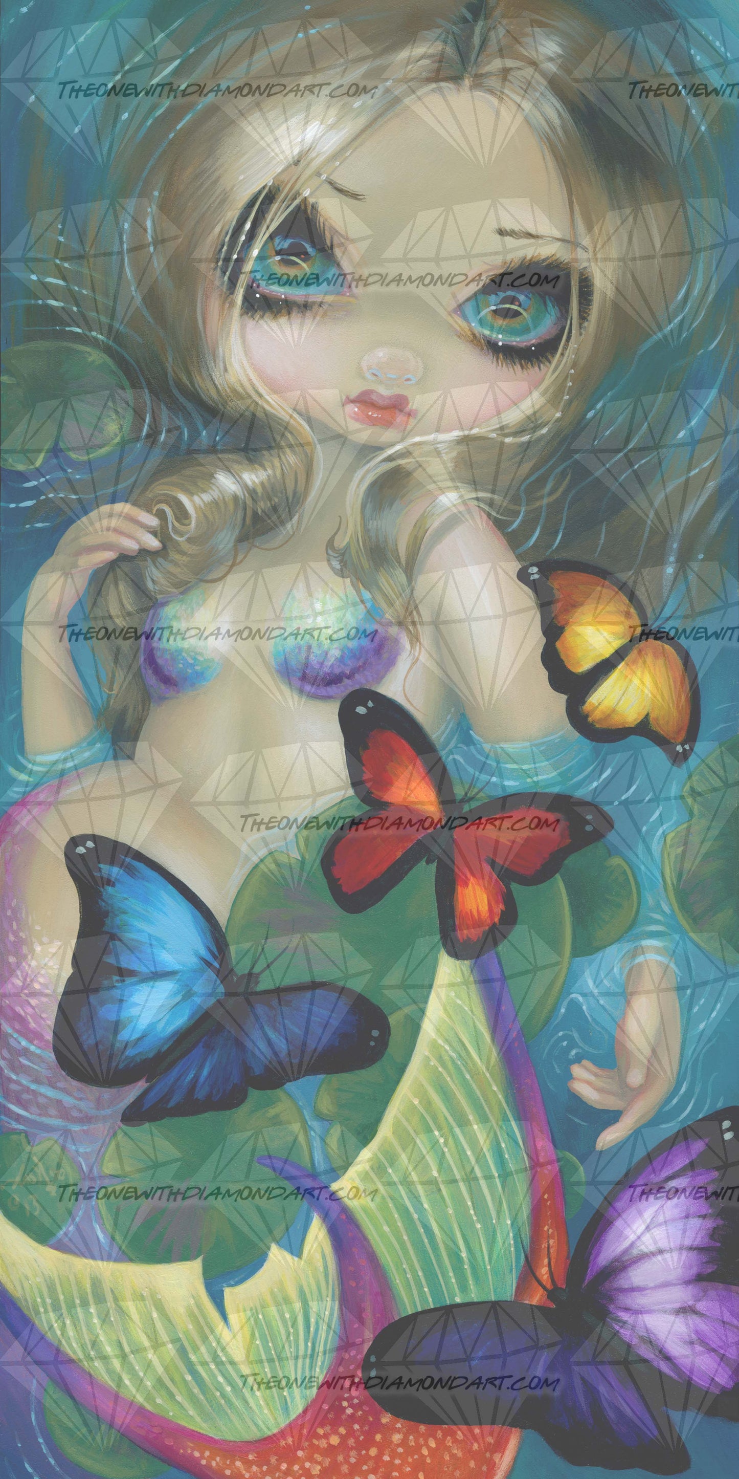 Mermaid With Butterflies ©Jasmine Becket-Griffith