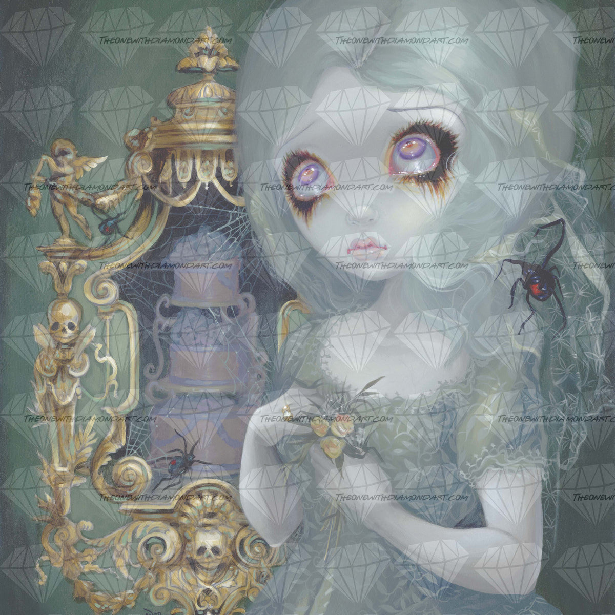 Miss Havisham ©Jasmine Becket-Griffith – The One With The Diamond Art
