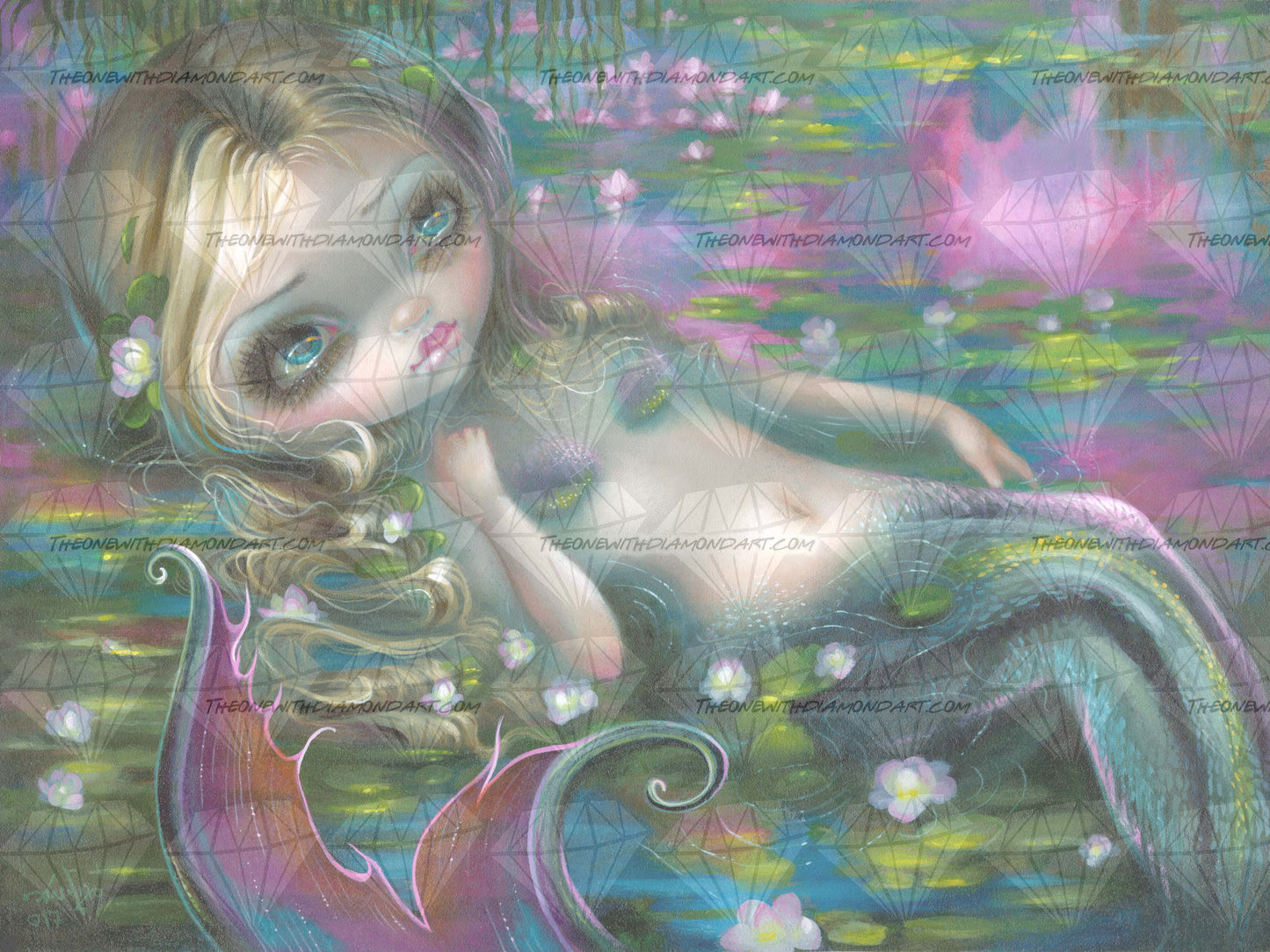 Monet Mermaid ©Jasmine Becket-Griffith
