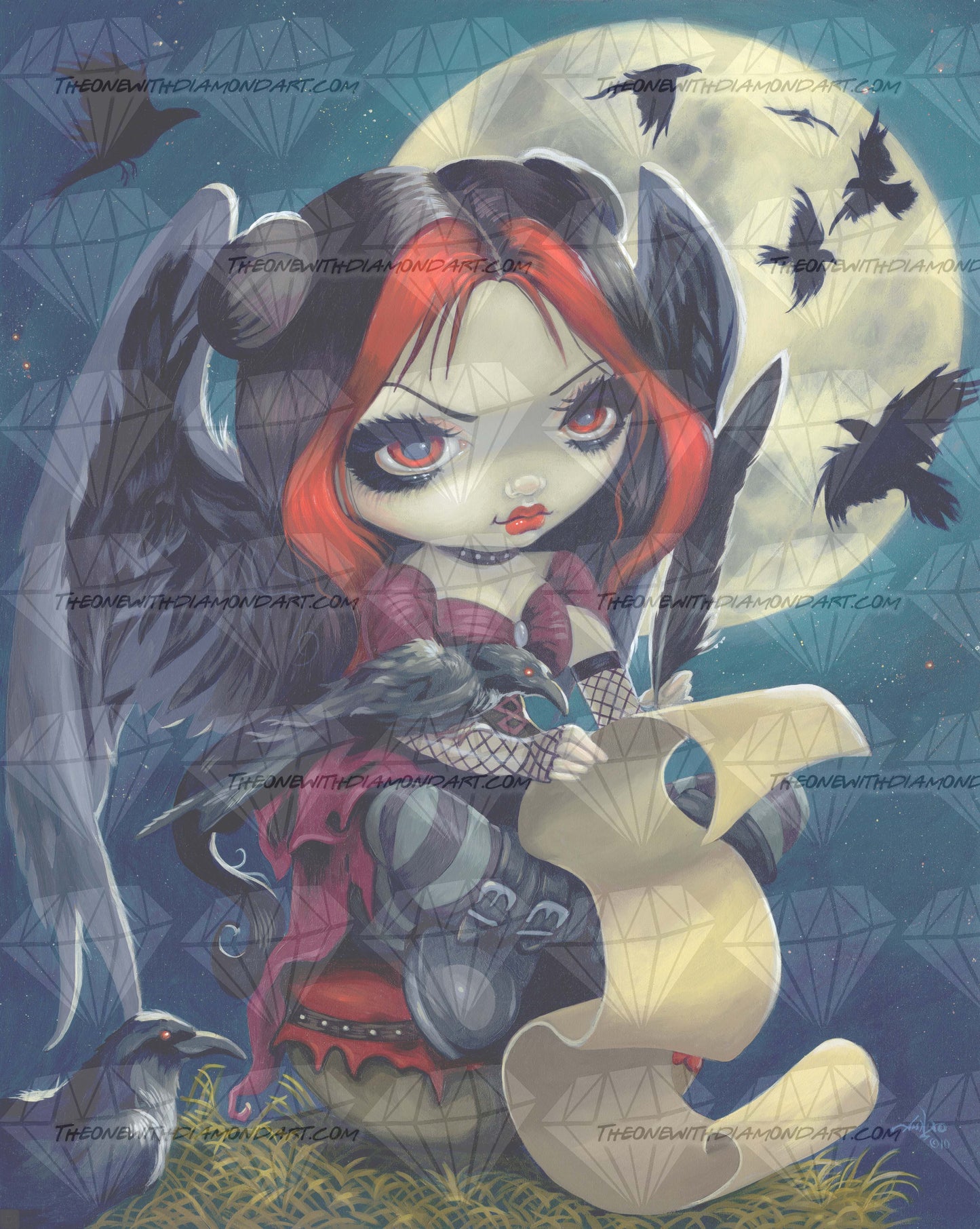 Once Upon A Midnight Dreary ©Jasmine Becket-Griffith