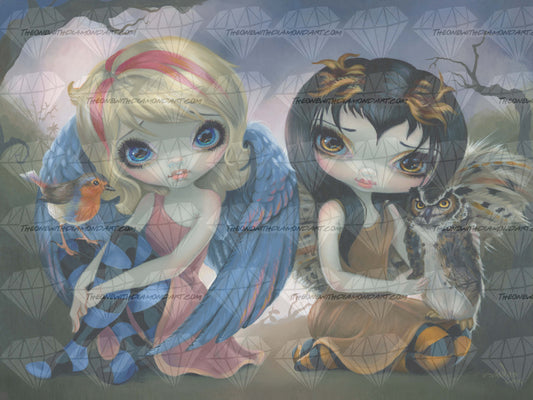 Owlyn And Robyn ©Jasmine Becket-Griffith