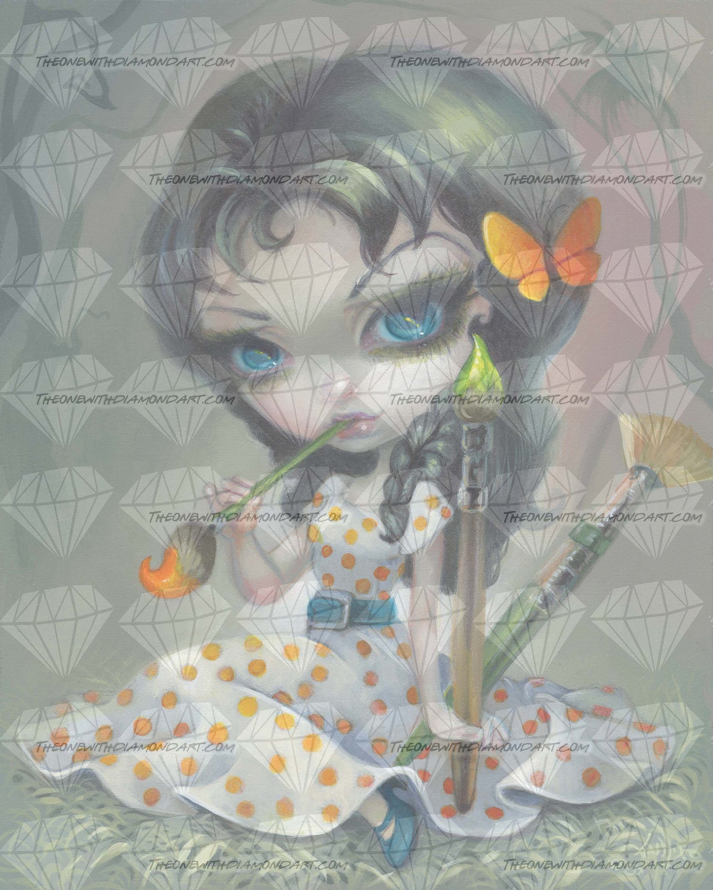 Painting Pixie ©Jasmine Becket-Griffith