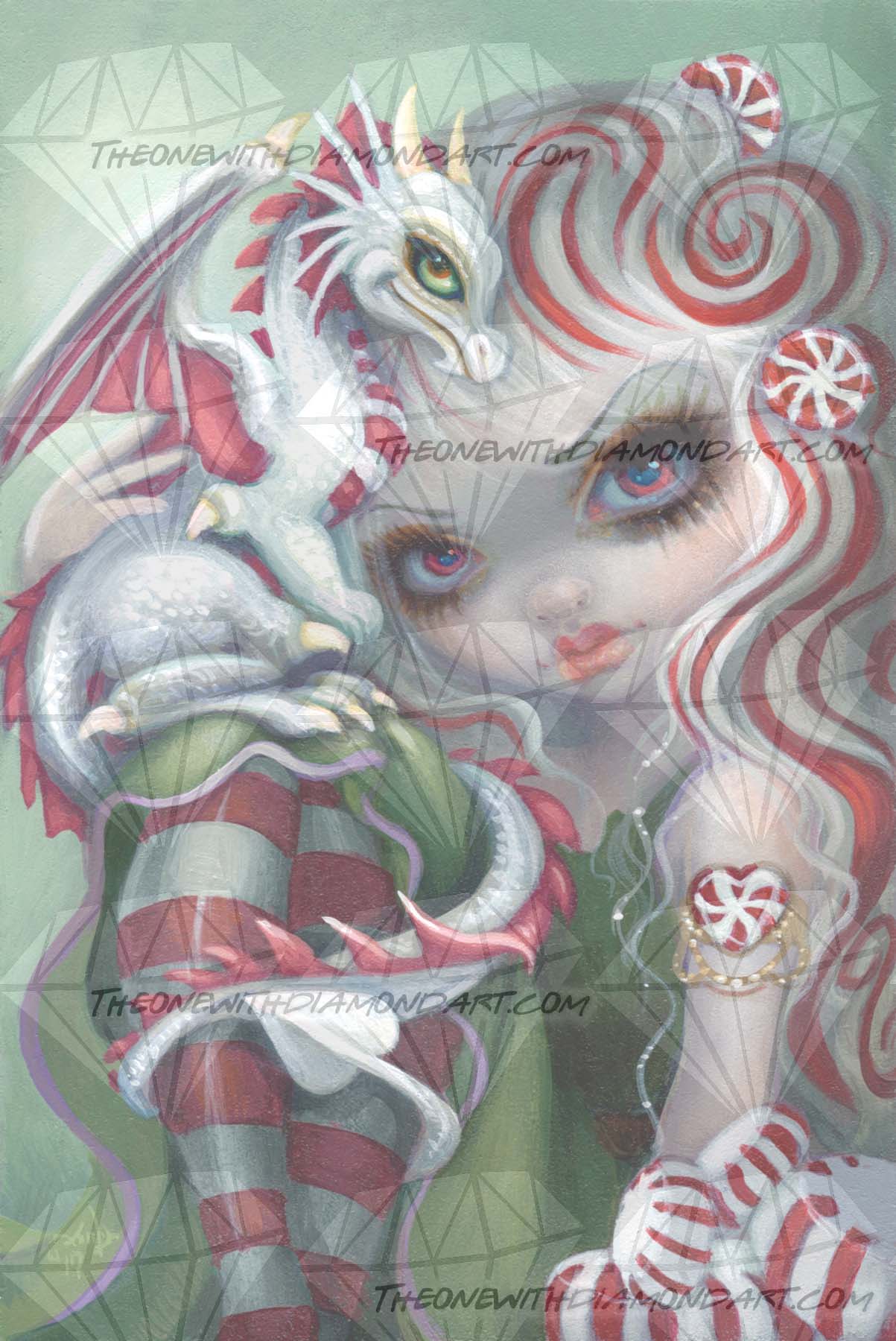 Peppermint Dragonling ©Jasmine Becket-Griffith