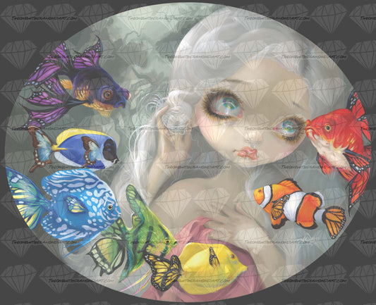 Poissons Volants Arc En Ciel ©Jasmine Becket Griffith