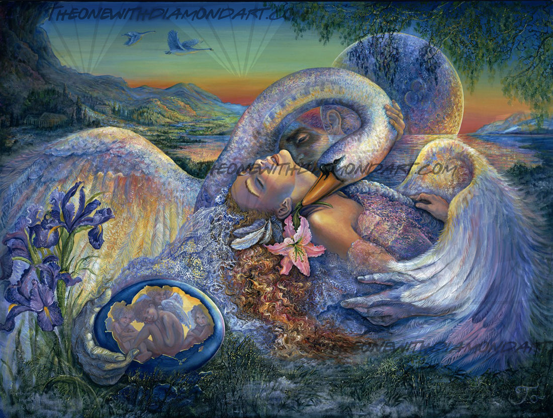 Leda And The Swan ©Josephine Wall The One With The Diamond Art