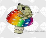 Rainbow Frog ©Parente Illustration