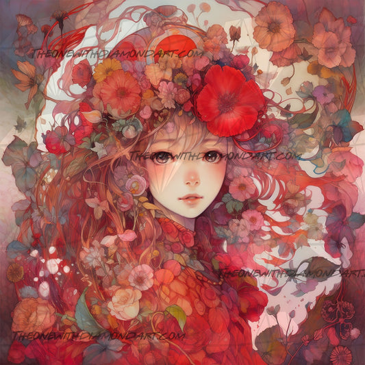 Scarlet Blooms Of The Faerie Queen ©Finira