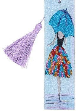 Lady With Umbrella Bookmark