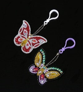 Butterfly Duo Keyrings (2 Pack)