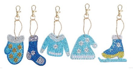 Winter Keyrings (5 Pack)