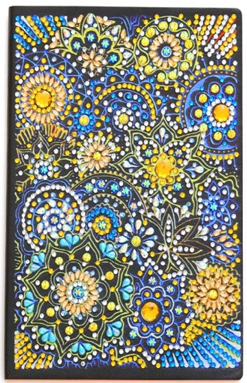 Blue and Yellow Mandala Notebook