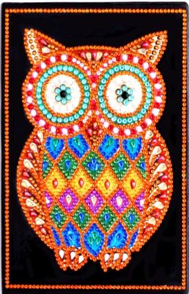 Diamond Owl Notebook