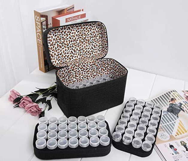 Crocodile Print Storage Case (84pcs) (Various Colours)