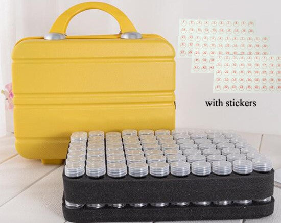 Zip Up Storage Case (140pcs) (Various Colours)