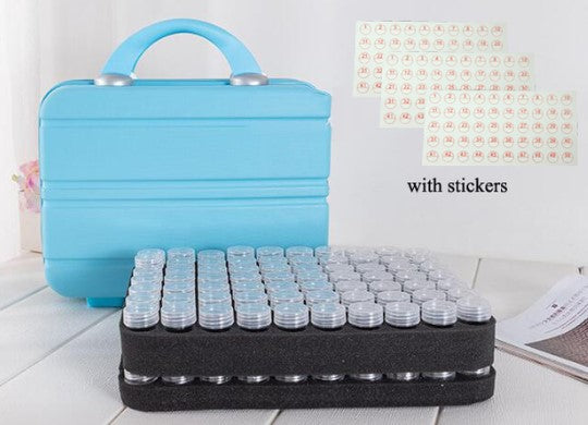 Zip Up Storage Case (140pcs) (Various Colours)