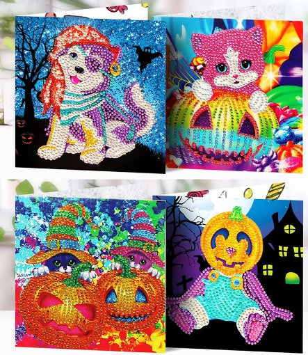 Halloween Greetings Cards - Selection A