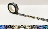 Foil Iridescent Skull Washi Tape