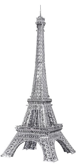 Eiffel Tower - 3D Metal Puzzles