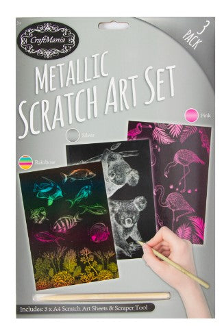 Metallic Engraving Art (3 Pack)