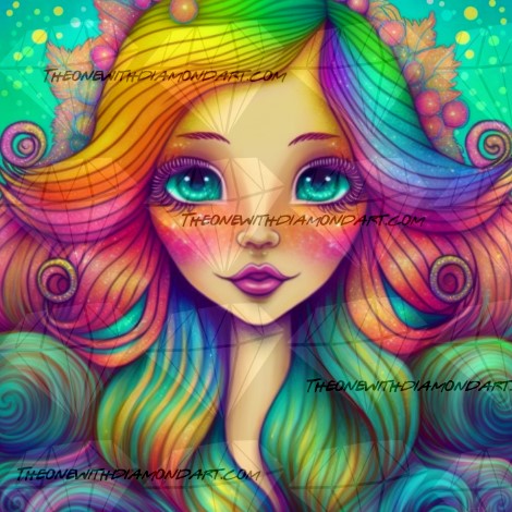 Rainbow Mermaid ©Diamants et Strass