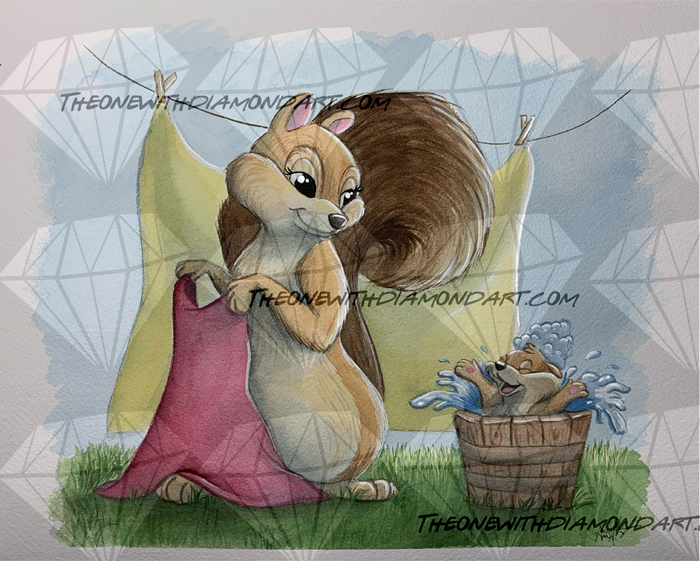 Squirrel ©Parente Illustration