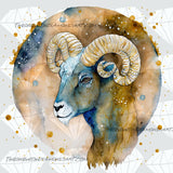 Watercolour Aries