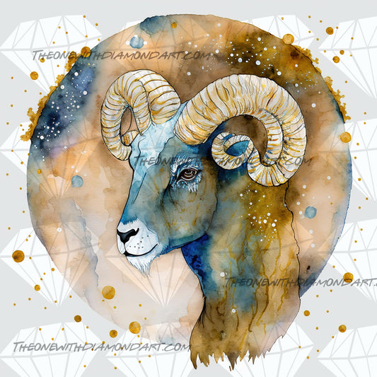 Watercolour Aries