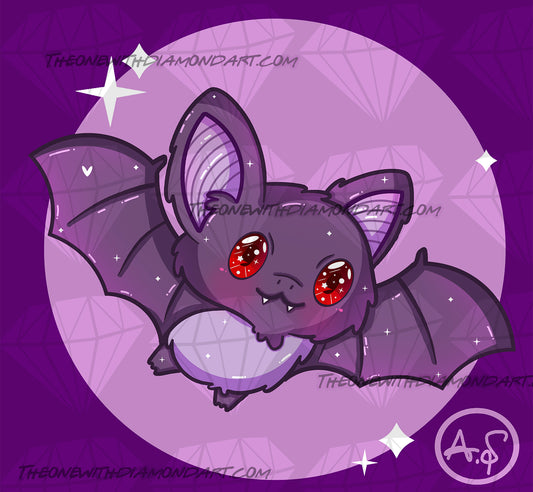 Inktober - Bat ©Aaliyah@CraftieNymphs